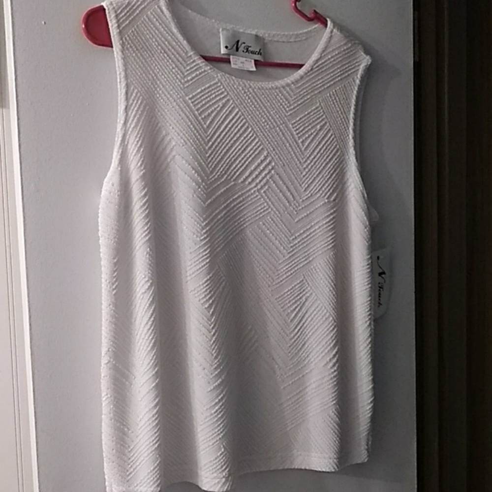 White tank top